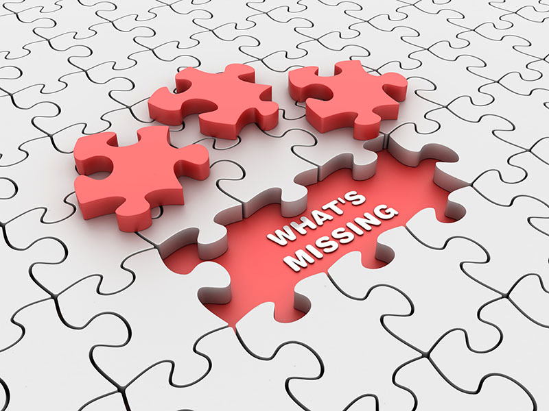 the missing puzzle piece